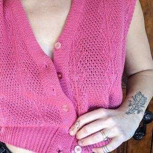 Vintage Cottagecore Sweater Vest